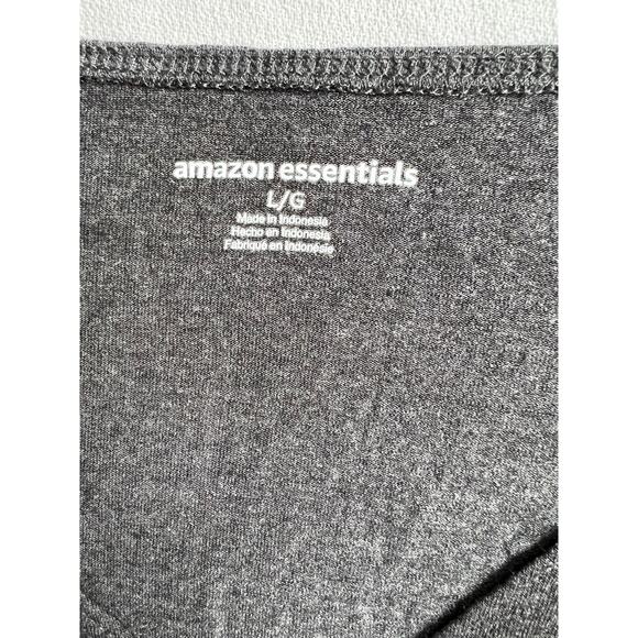 Amazon Essential Surplice Dress Short Sleeve Gray Size XS Extra Small - Picture 5 of 7